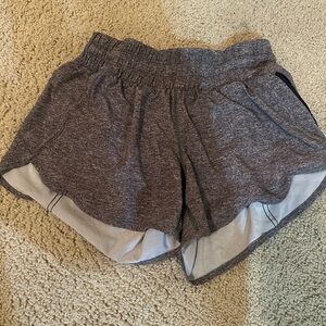 Gray lululemon shorts